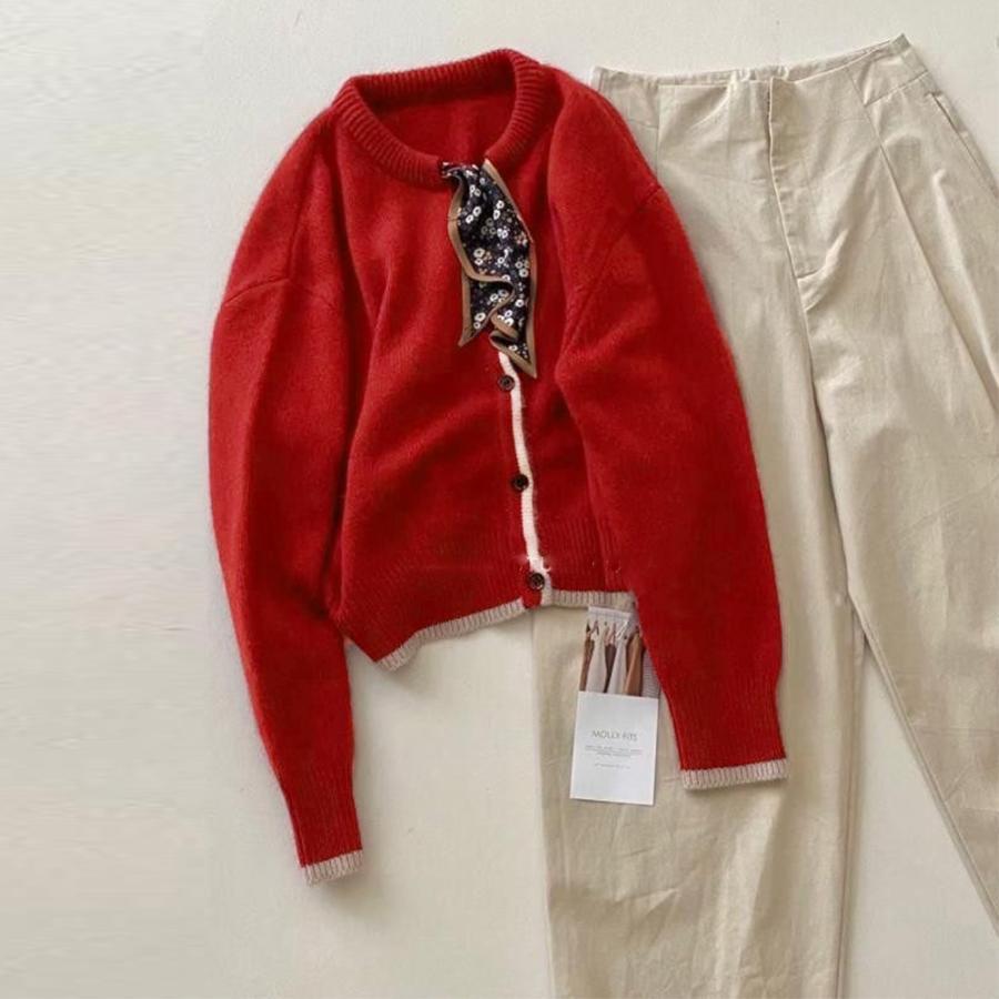 ニット・セーター | 韓国風 ニットカーディガン レディース