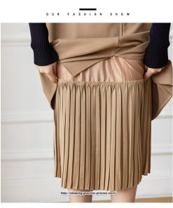 スカート | ロングプリーツカート Aライン 秋冬 レディース ボトムス 通勤 着痩せ キレイめ 20代30代40代50代 カジュアル 上品 ラシャ 大人気