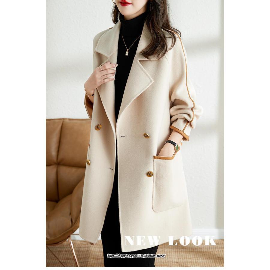 コート・ジャケット | コート チェスターコート ラシャ ミディアム丈コート ジャケット レディース 秋 アウター ゆったり 体型カバー きれいめ 羽織り 通学 通勤 上品 オフィス