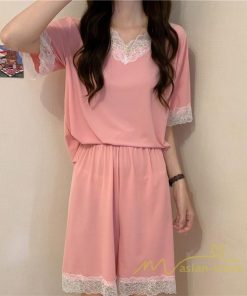 パジャマ ルームウェア | パジャマ レディース 夏 半袖 ルームウェア 涼しい 部屋着 ナイトウェア 寝間着 柔らかく軽い薄手の快適Tシャツパジャマ 部屋着 薄手パジャマ 上下セット