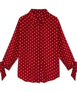 在庫ある | 短納期シフォンブラウスレディース ドットシャツ ビジネスブラウストップス オフィスフォーマルシャツブラウス 薄手 春夏衣装 通学通勤 着痩せ リボン OL