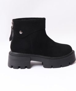 ショートブーツ | 厚底 バックジップ 韓国