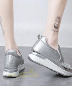 スニーカー | スリッポン レディース おしゃれ 紐なし インソール スリッポン大人カジュアル 厚底スリッポン ローカットスニーカーレディース 厚底スニーカー