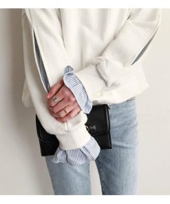 パーカー | レディーストレーナー カワイイ ショート丈 グレー 切り替え 春物 トップス 長袖Tシャツ パフスリーブ 部屋着 ルームウェア