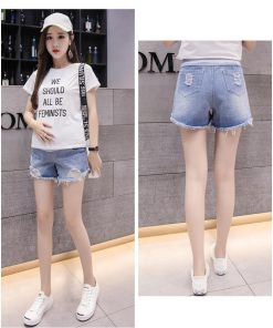 パンツ レギンス | マタニティパンツ 夏パンツ ショートパンツ デニムパンツ 夏マタニティ 産前産後 妊婦 妊娠 ママ パンツ サマー お腹包む ダメージ加工 可愛い ゆったり