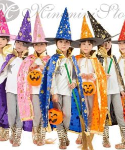 (子供)その他 | 子供 衣装 マント ハロウィン 帽子 魔女 魔法使い コスチューム