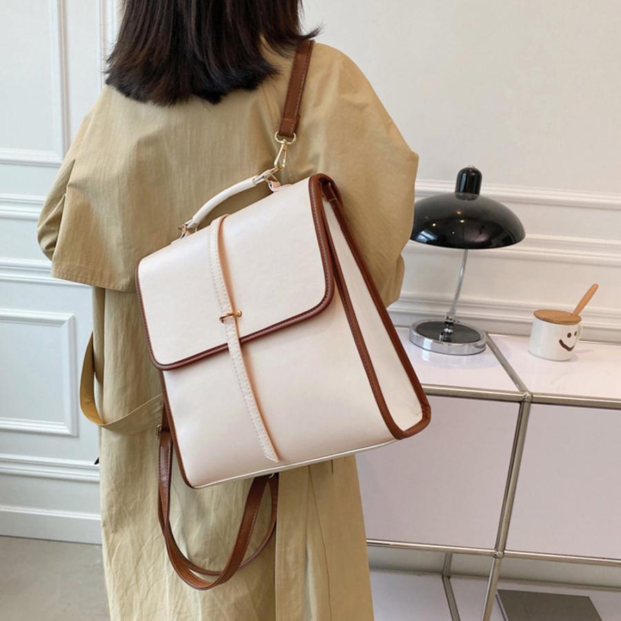 ハンドバッグ | 韓国風 リュックサック黒 レディース