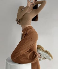 ワイドパンツ | 韓国 スウェットパンツ レディース 新作