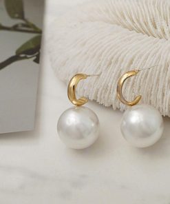 その他アクセサリー | 大粒パールピアス レディース 上品耳飾り