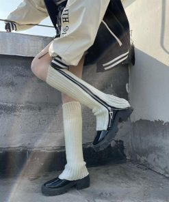 その他小物 | ニットレッグウォーマー ジップつき韓国風