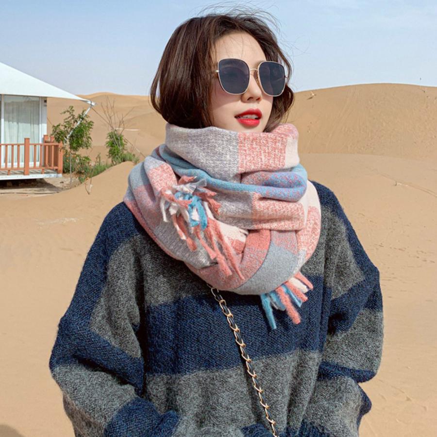 マフラー | チェック柄 ストール レディース 大判