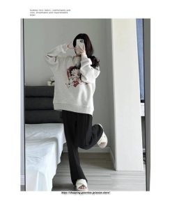 ワイドパンツ | スウェットパンツ レディース ロングパンツ 長ズボン ボトムス 綿 コットン ウエストゴム スウェット 部屋着 カジュアル 無地 ルームウエア 動きやすい シンプル