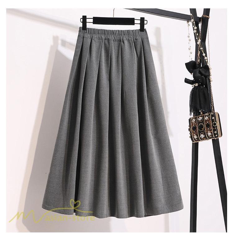 スカート | Aラインきれいめ レディース フレア ゆるゆったり 大きいサイズ カジュアルファッション 50代40代30代20代 日常感 夏秋服 女性着