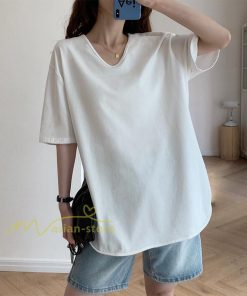 tシャツ・カットソー | Tシャツ ティーシャツ トップス カットソー レディース 春 夏 半袖 無地 綿 スリット 20代30代40代50代 お出かけ 体型カバー 通勤通学 着回し カジュアル 上品