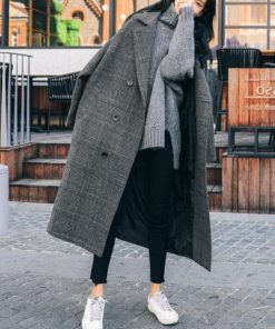 トレンチコート | チェスターコート グレンチェック 韓国