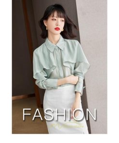 シャツ・ブラウス | ブラウス シャツ レディース 上品 ブラウス きれいめ 通勤 OL ビジネス ゆったり フリル シフォン 20代30代40代50代 2022新作 オフィス キレイめ おしゃれ 秋服
