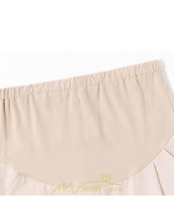 パンツ レギンス | マタニティパンツ ショートパンツ 2点セット 綿麻 調整可 腹包み 妊婦 妊娠 パンツ 短パン マタニティウェア ママ 夏服 涼感 無地