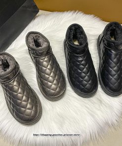 ブーツ | ムートンレディース 靴 カジュアルシューズ 裏起毛 防寒 おしゃれ スノーシューズ 痛くない 冬 歩きやすい ショートもこもこ あったか