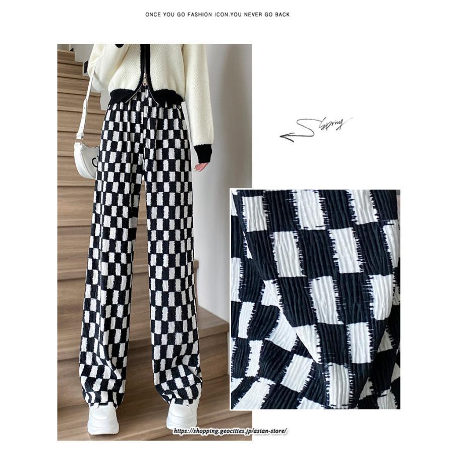 チノ・テーパード・ジョガー・スキニーパン | パンツ レディース ボトムス パンツ チェック柄 お洒落 秋冬 ママ 20代 30代 40代 デート お出かけ 普段使い ガーリー トレンド 韓国 レトロ 可愛い カジュアル