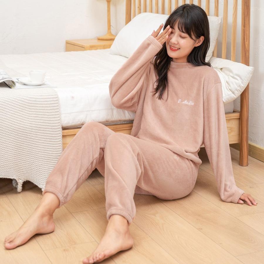 インナー・ルームウェア | フリースパジャマ 上下セット レディース