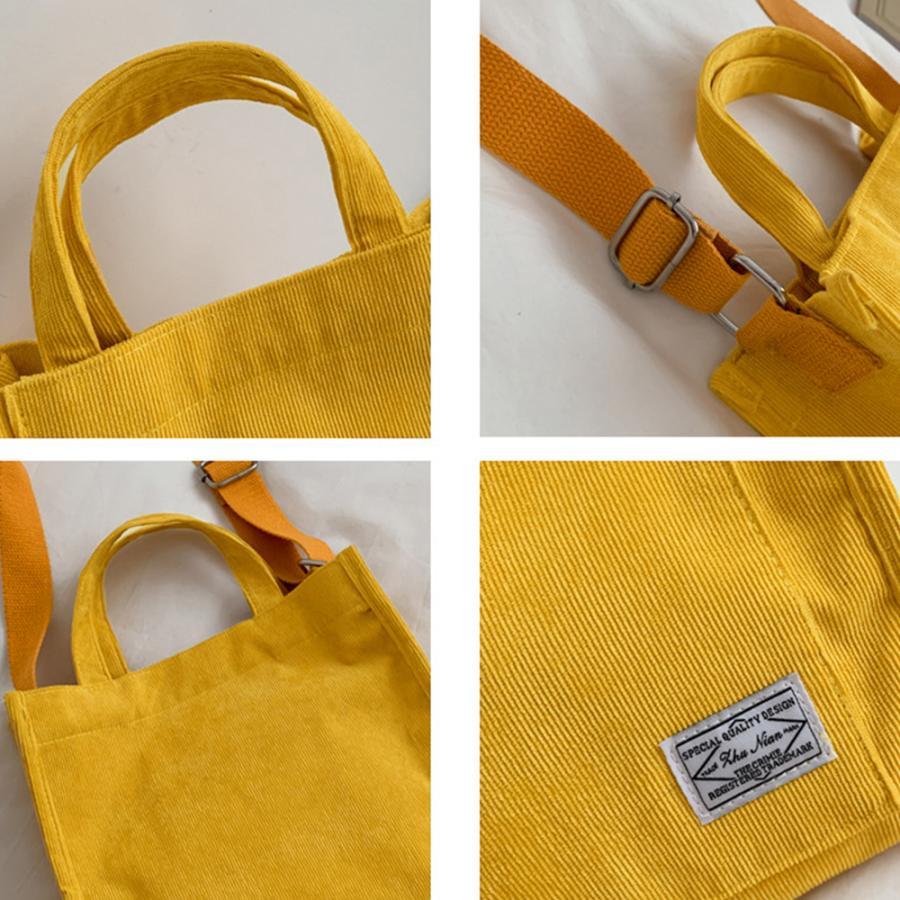 ショルダーバッグ | コーデュロイ ミニトートバッグ 3way