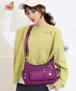 女性用バッグ | ショルダーバッグ レディース 防水 多機能 ポケット沢山 肩掛け 収納 軽量 バッグ Bag 鞄 ママかばん 大人 お出かけ 20代30代40代 収納 通学通勤