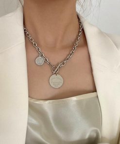 ネックレス | ペンダント太め チョーカー韓国