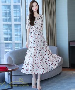 マキシ | ロングワンピース レディース カジュアル 半袖 ロング丈 ワンピース 着痩せ サマーワンピース おしゃれ カジュアル 上品 きれいめ 花柄 40代 20代 夏服 30代