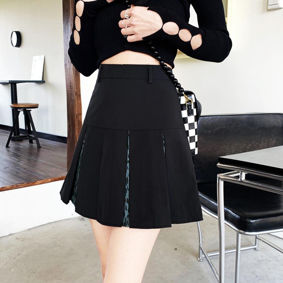 ミニスカート | ボックスプリーツスカート美脚ミニスカート