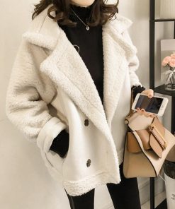 ジャケット・ブルゾン | 切替ムートンジャケット 韓国風 冬物