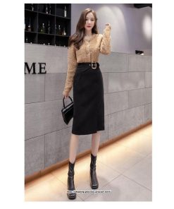 スカート | レディース 40代 50代 60代 ファッション おしゃれ 女性 上品 スリット ラシャ あったか 30代 40代 レディース 50代 60代 秋 着痩せ 冬
