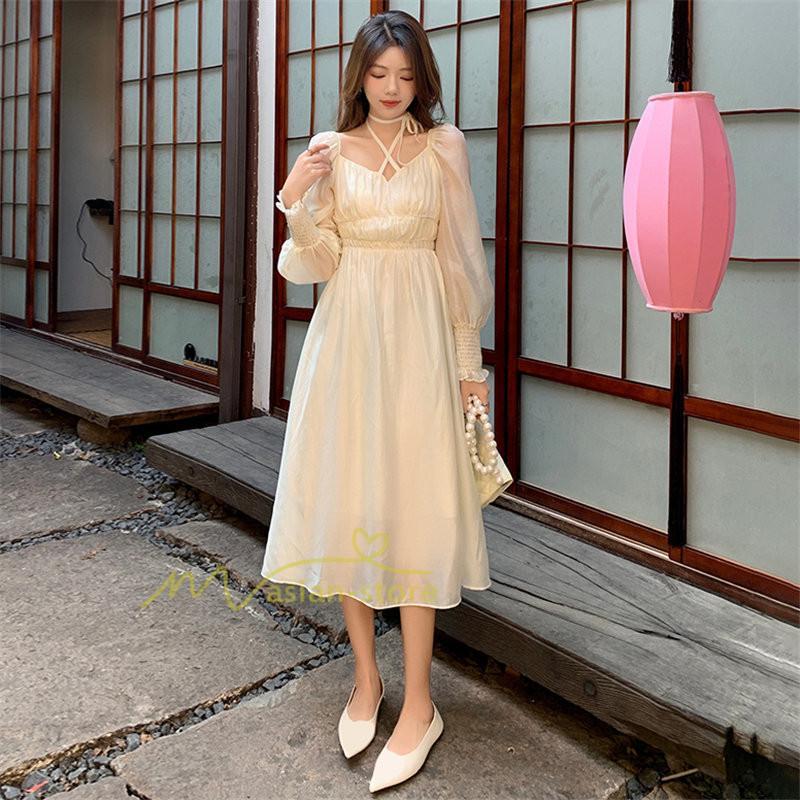 マキシ | ワンピース レディース 夏 40代 きれいめ 膝丈ワンピース 長袖 ワンピ フリル ロング丈ワンピ オシャレ 着痩せ 新作 カジュアル 上品 エレガント お出かけ