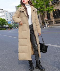 トレンチコート | フード付きキルティングコート レディース