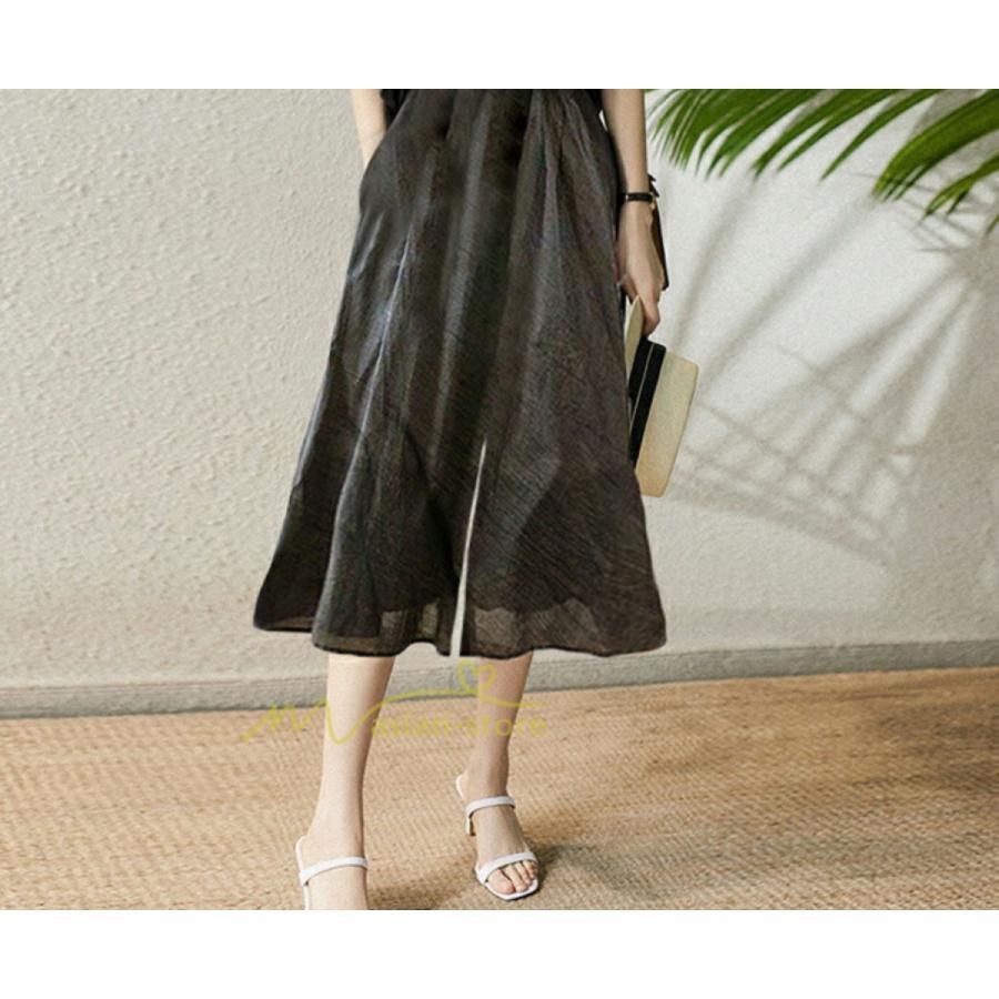 セットアップ | ワイドパンツ レディース きれいめ 2点セット トップス ブラウス ゆったり 体型カバー 上下セット 夏 パンツ カジュアル 綿麻 20代30代40代50代