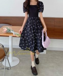 マキシ | ワンピース レディース 40代 春夏 きれいめ 膝丈ワンピース 半袖 花柄ワンピース オシャレ 通勤 結婚式 お出かけ 大人 韓国風 30代 カジュアル 着痩せ 50代