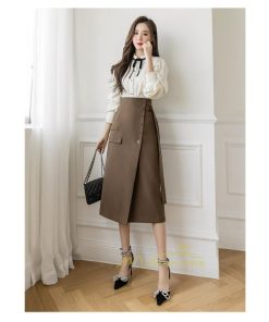 スカート | ボトムス レディース きれいめ 春夏 タイト秋服 2021 おしゃれ 膝丈 ハイウエスト 体型カバー お洒落 上品 通勤 OL カジュアル 20代30代40代