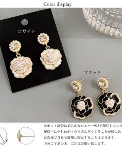 その他アクセサリー | ツバキ ピアス 韓国 アクセサリー 女性