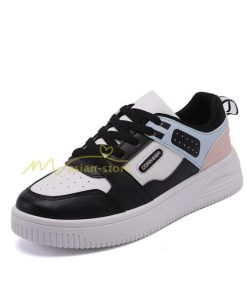 スニーカー | スニーカー　レディース レディースシューズ ローカット 靴 フラットシューズ ぺたんこ ウォーキングシューズ Pu革 厚底スニーカー 厚底靴 美脚 歩きやすい