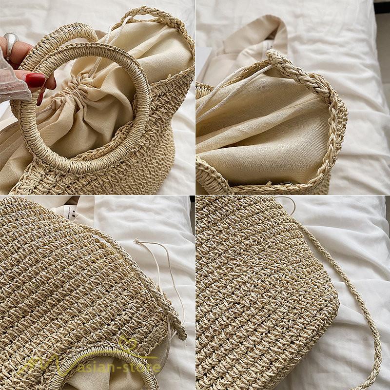 女性用バッグ | レディース バッグ かごバッグ ショルダーバッグ ストローバッグ 編み 小物 シンプル 軽量 大人 軽い 旅行 オシャレ 40代 可愛い 50代 30代
