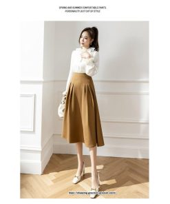 スカート | ロング丈 ミモレ丈 フレアロングAライン通勤 20代 30代 40代 50代 コーデ 着痩せ 高見え 送料無料 きれいめ