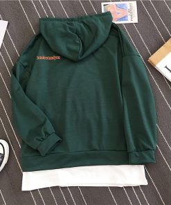 パーカー ジャケット コート | パーカー レディース 春物 重ね着風 フェイク レイヤード 長袖 フード付き プルオーバー カワイイ パーカ 20代30代 カジュアル