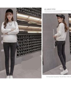 マタニティ | マタニティパンツ マタニティ服 マタニティウェア デニムパンツ ストレッチパンツ スキニーパンツ 裏起毛 防寒防風 暖かい 冬パンツ 産前産後 妊娠 妊婦 スリム