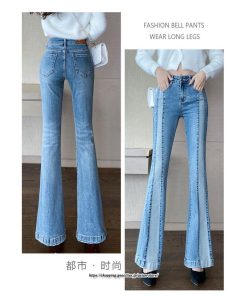 チノ・テーパード・ジョガー・スキニーパン | デニム レディース デニムパンツ パンツ スキニーデニム フレアパンツ 切り替え 着痩せ カジュアル 美脚 秋冬 おしゃれ 送料無料 ボトムス お出かけ カジュアル