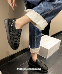 ローファー | モカシン レディース モカシンシューズ カジュアルシューズ 内ボア ファー シンプル ぺたんこ 秋 柔らかい 冬 防寒 痛くない 2022新作