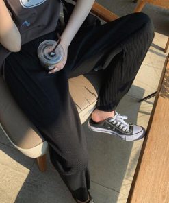 ワイドパンツ | ハイウエスト プリーツパンツ レディース ロングパンツ 着やせ ウエストゴム ボトムス ストレートパンツ