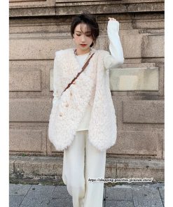 ベスト | ボリュームフェイクファーファー毛皮レディース 冬 フェイクファー 毛皮コート アウター ノースリーブ ふわふわ ジレ 前開き 秋冬