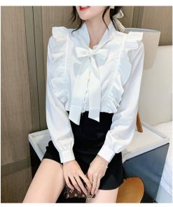 シャツ・ブラウス | ブラウス レディース 長袖 ブラウスシャツ ボウタイ フォーマル チュニック 大人 春秋 フォーマル スーツ オフィス トップス 30代 母 ママ きれいめ 20代 OL