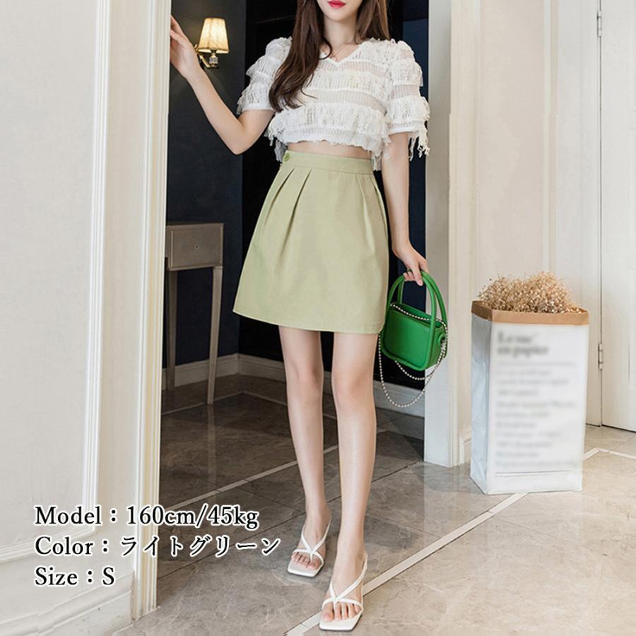 ミニスカート | ミニスカートレディース 台形スカート春夏
