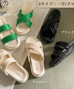 サンダル | 厚底サンダルレディースクロスサンダル