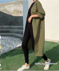 カーディガン | レディース ロング羽織り 綿麻風 リネンライトアウター 無地 長袖 秋物 大人 羽織る シンプル カジュアル 秋カーディ